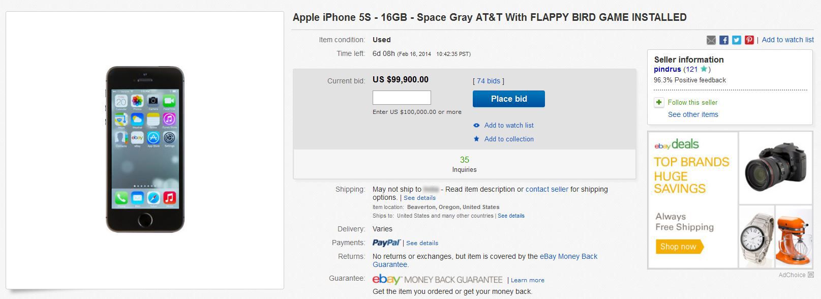 Flappy Bird Effect Used iPhones With Defunct Game Available For 100K