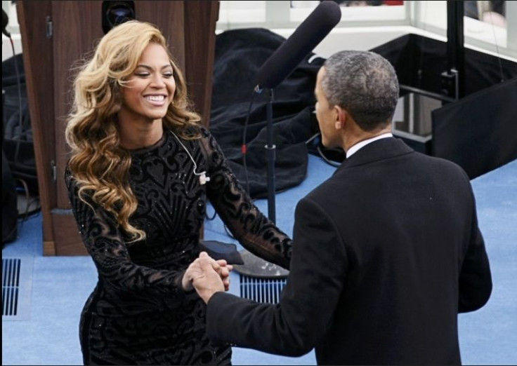 Beyonce and President Obama 