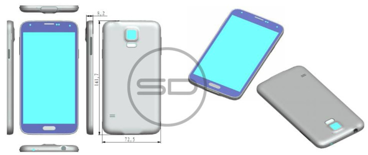 Supposed Samsung Galaxy S5 render