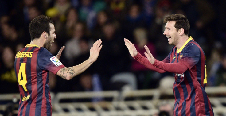 Lionel Messi, Cesc Fabregas
