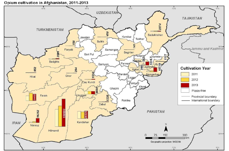 Opium cultivation in Afghanistan 
