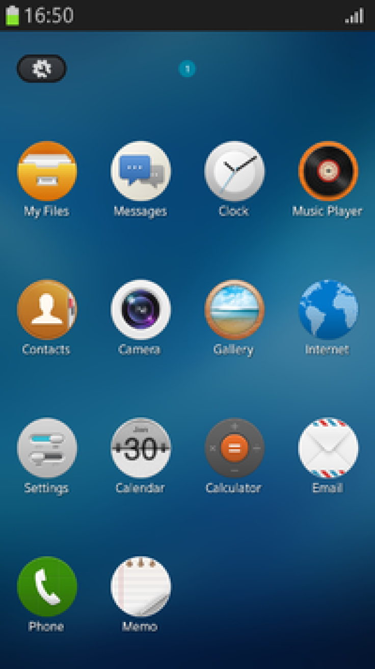 Tizen 2.2 beta screen