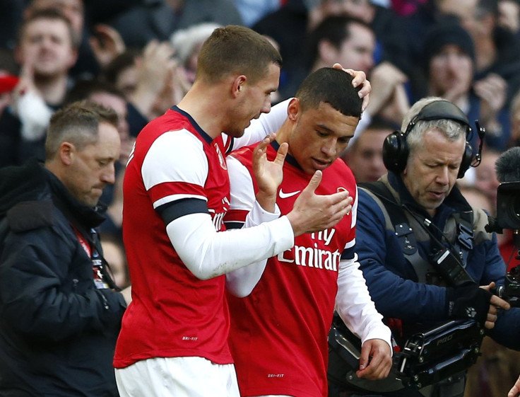 Alex Oxlade-Chamberlain, Lukas Podolski