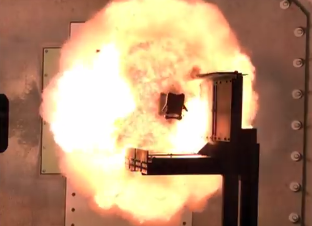 Electromagnetic Rail Gun Test