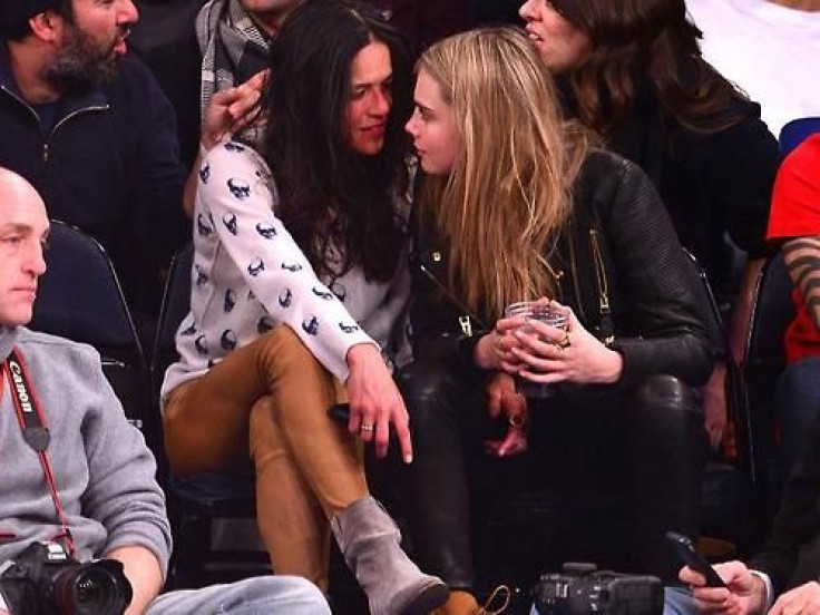 Cara Delevingne and actress Michelle Rodriguez 