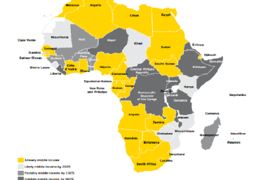 Map: Economic Growth In African Countries 