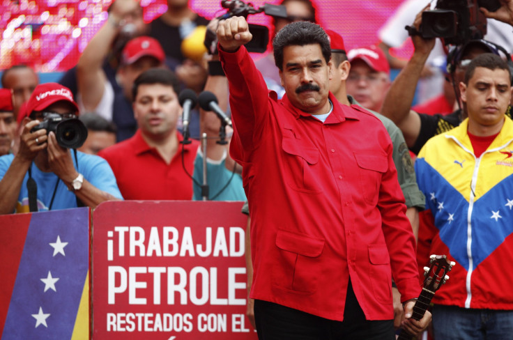 Nicolas Maduro at Caracas rally