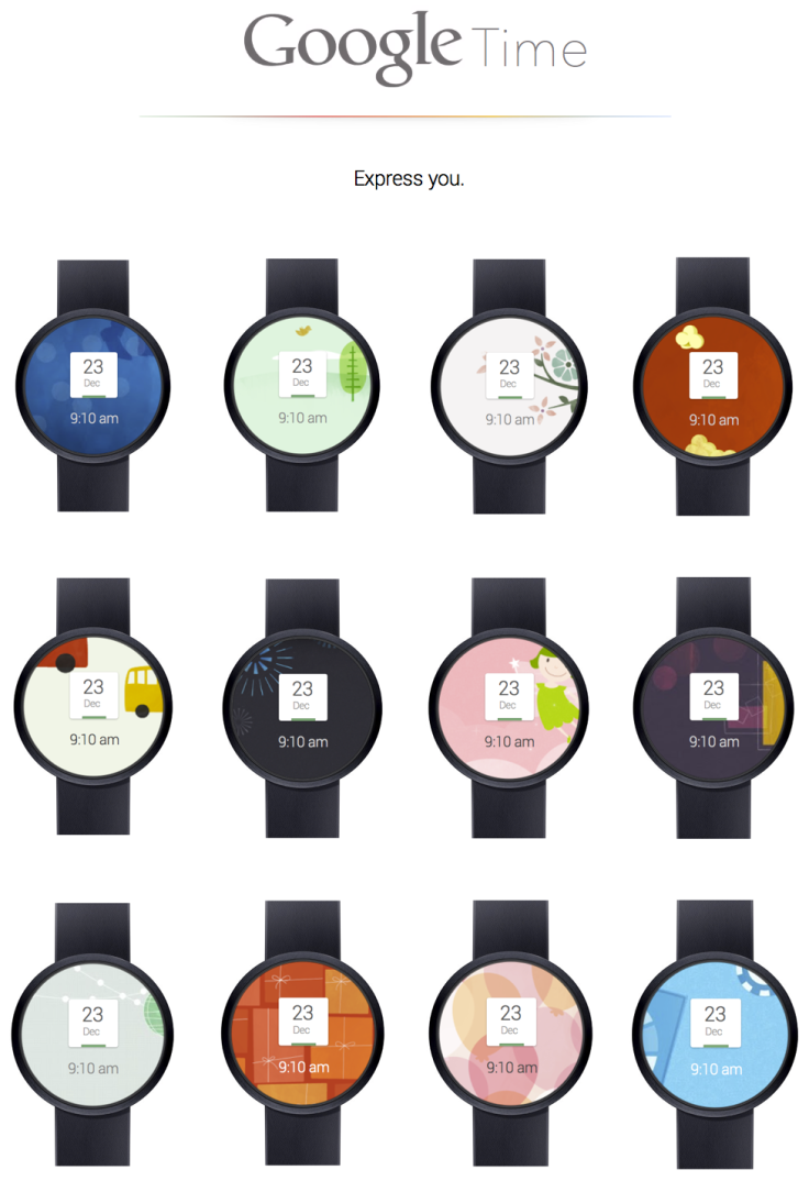 Adrian Maciburko Google Time smart watch smartwatch concept 2