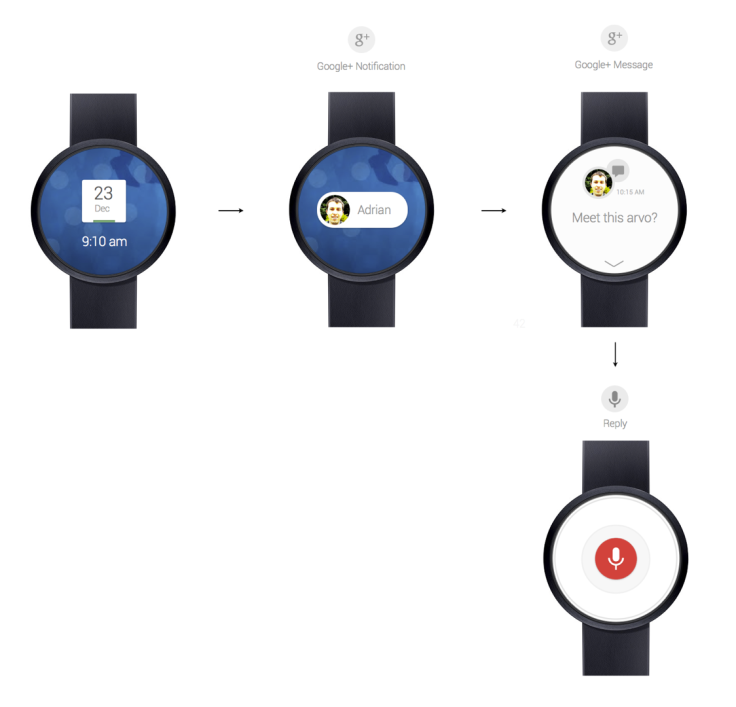 Adrian Maciburko Google Time smart watch smartwatch concept 3