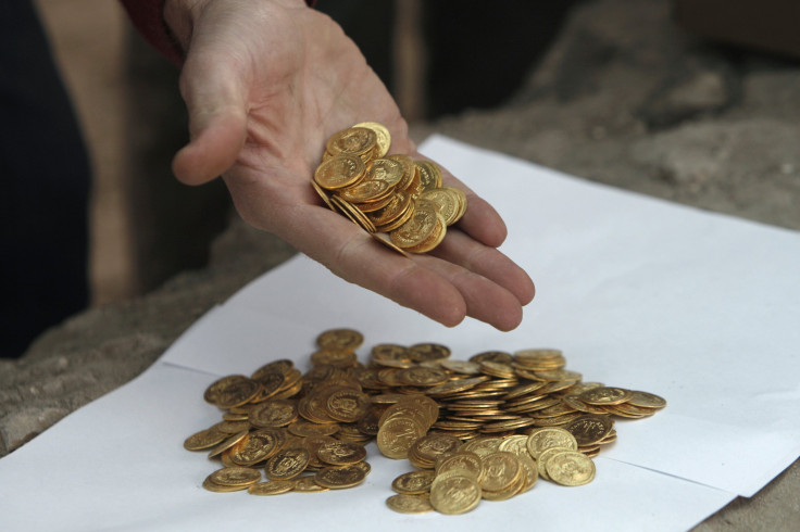 gold coins unearthed 