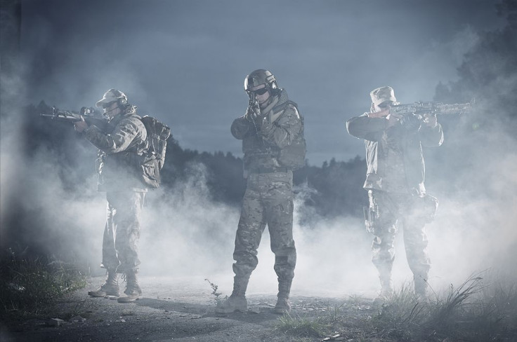 NATO soldiers by Shutterstock