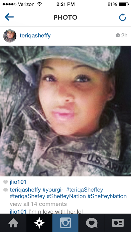 Who Is Tariqka Sheffey? US Army Soldier Posts Controversial Instagram