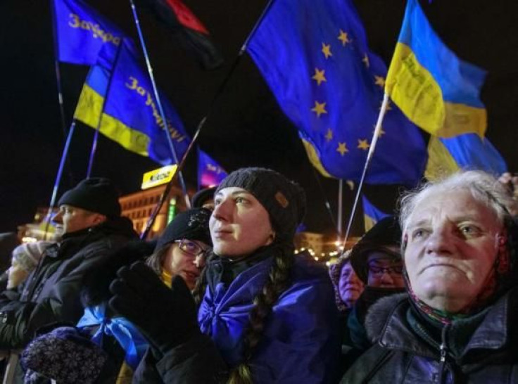 Ukraine women protesters
