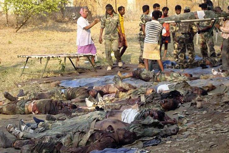 Maoist violence in Dantewada (photo does not relate to latest incident)