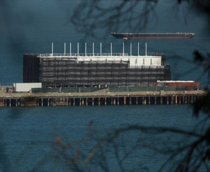 Google Barge in San Francisco Bay