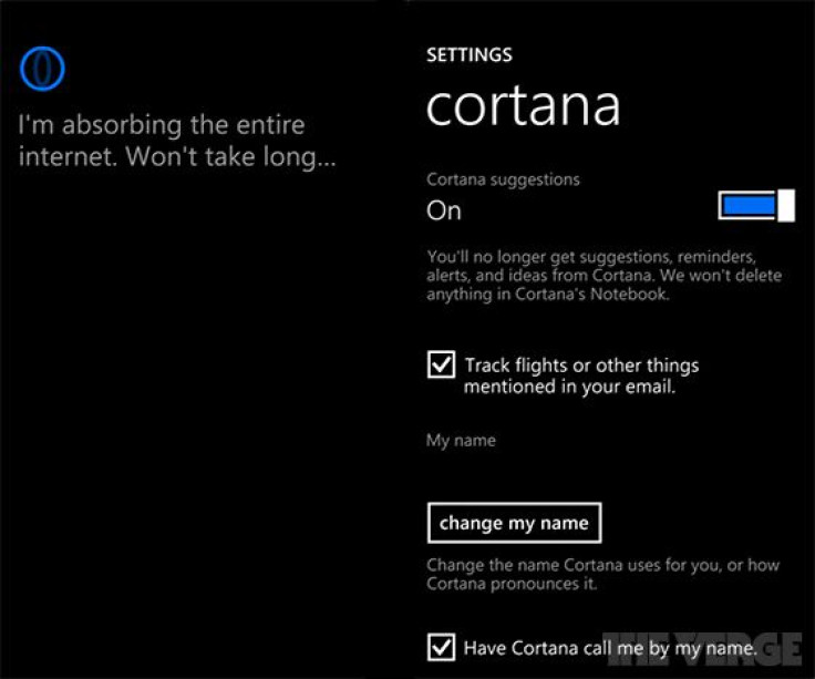 Cortana Windows Phone Xbox One Microsoft 8