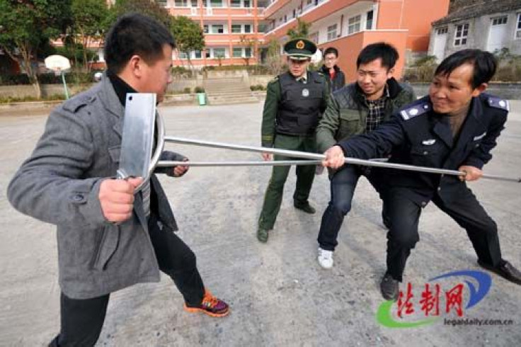 China Police attacker device