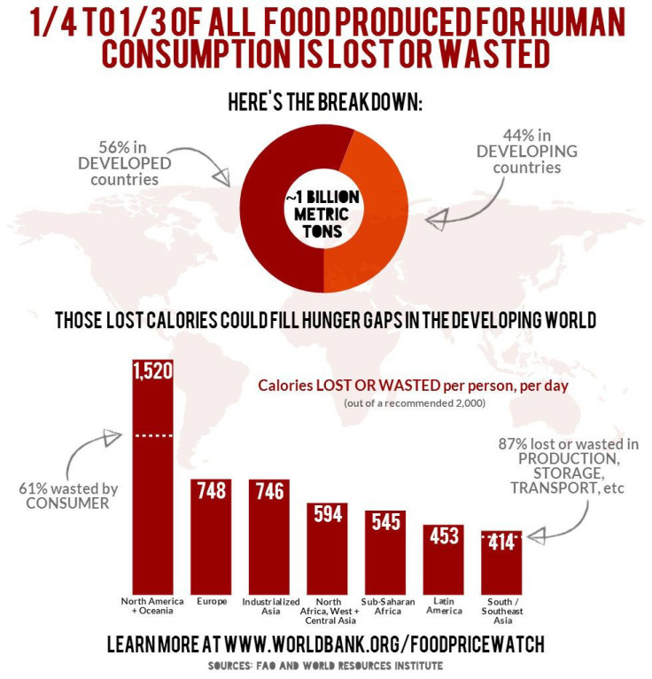 World Bank Food Infographic 2014, Food Waste Statistics