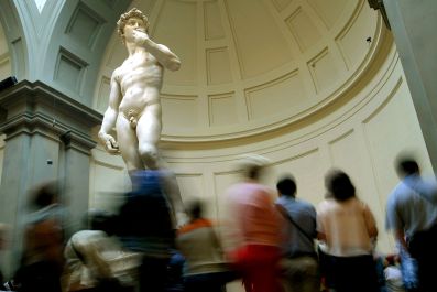 Michelangelo’s iconic statue of David