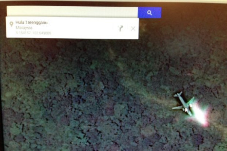 Airplane on Google Maps