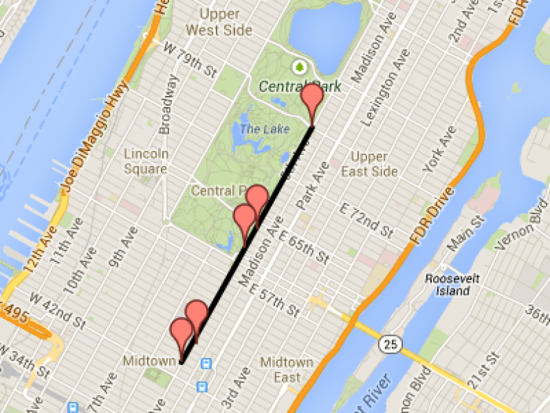 NYC St. Patrick's Day Parade 2014 Route Map