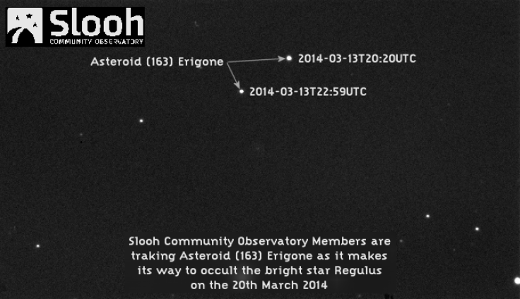 Asteroid 163 Erigone