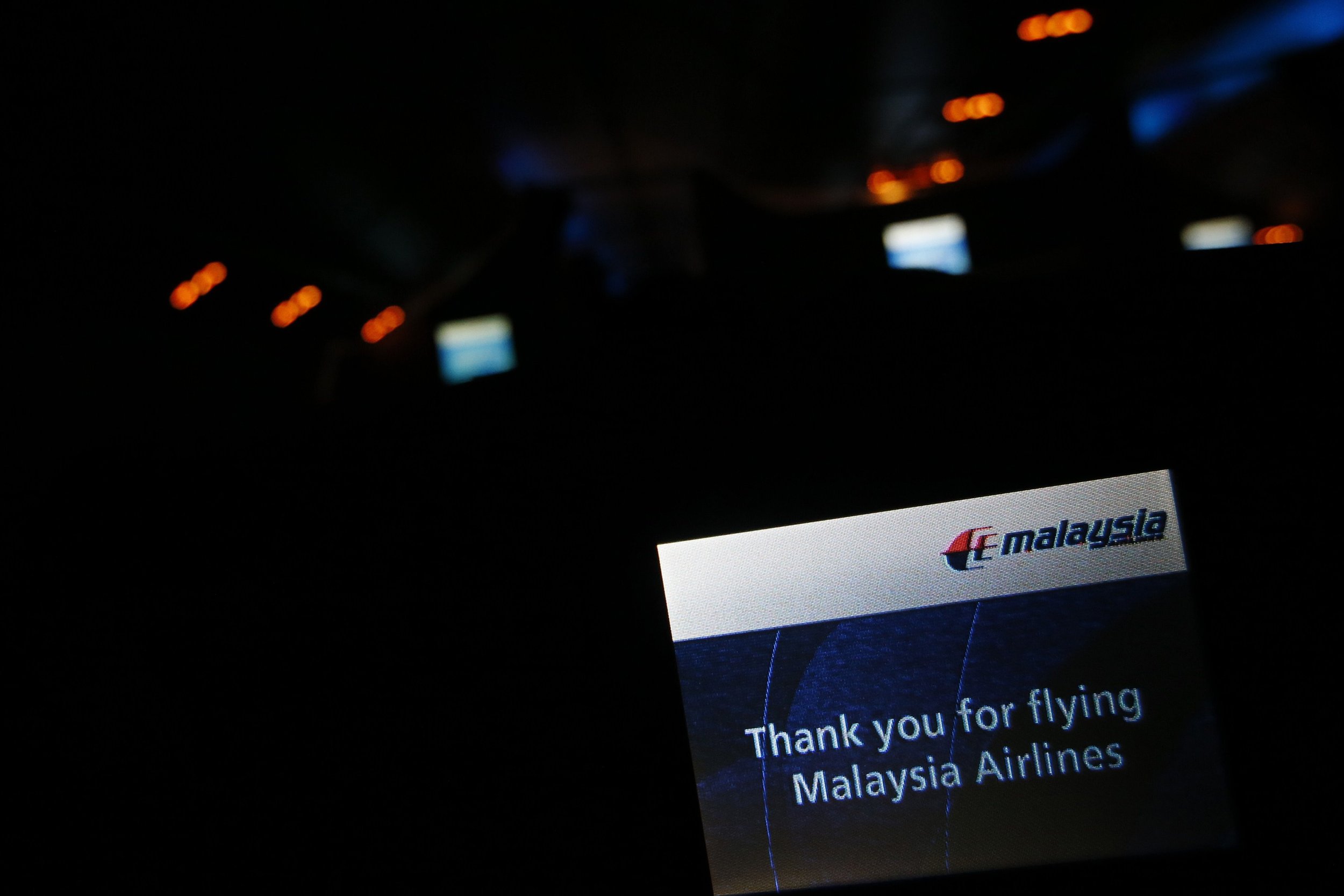 Malaysia MH318 screen