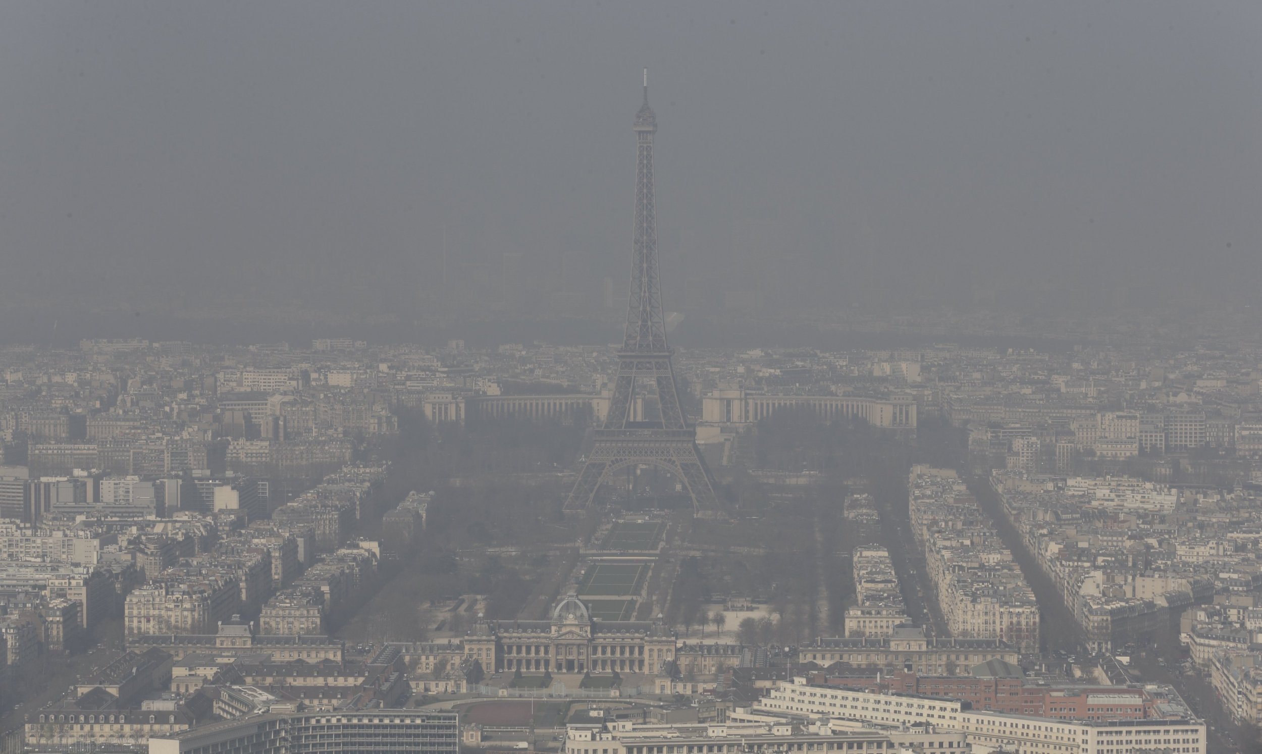 Paris Pollution Haze March 13