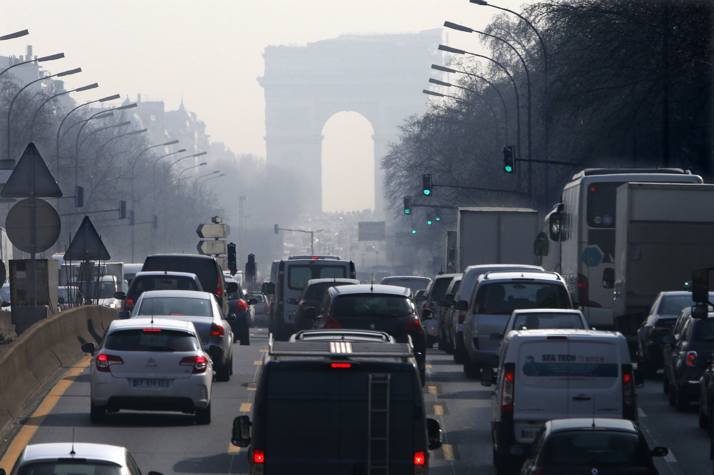 March 13 Paris Rush Hour Traffic