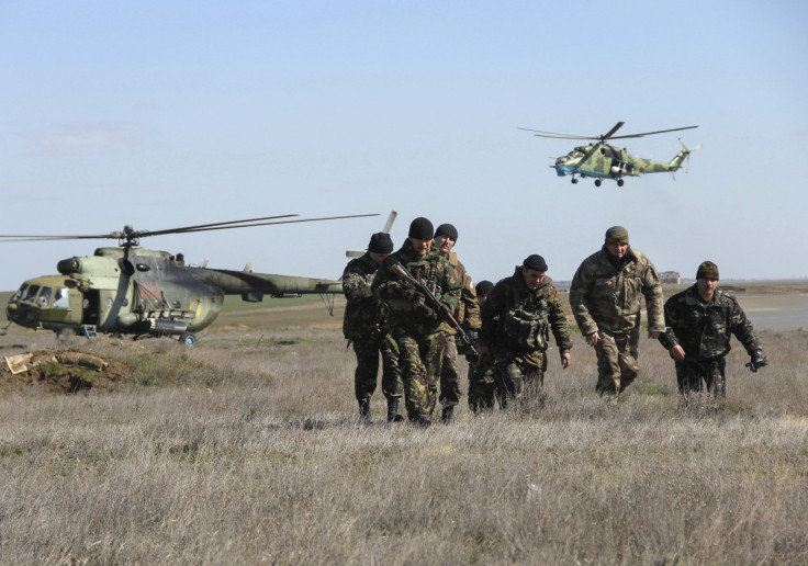 Ukrainian Soldiers near Crimea