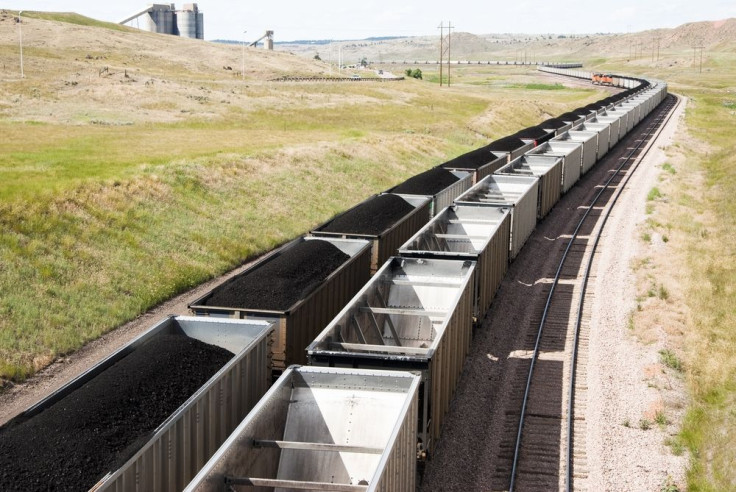 Coal railcars Wyoming by Shutterstock