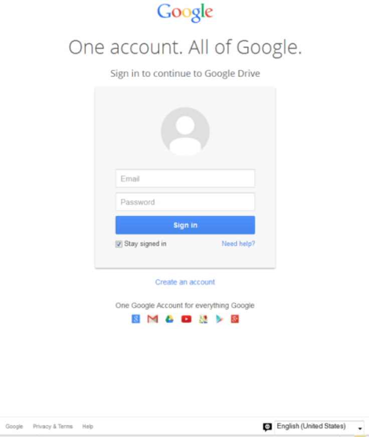 Google Doc Phishing Site