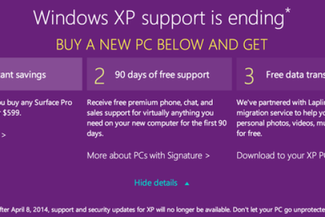 Microsoft Offering $100 To Upgrade From Windows XP
