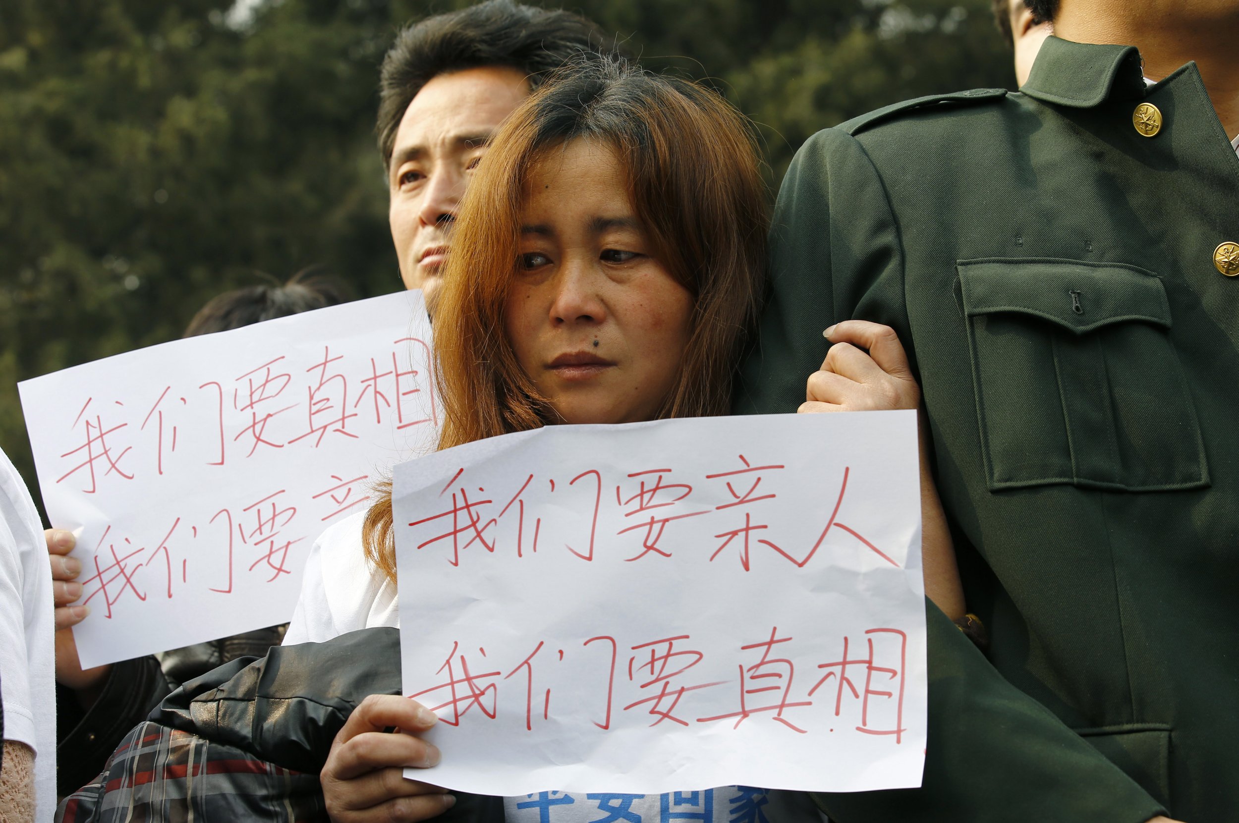 MH370-protest-Beijing