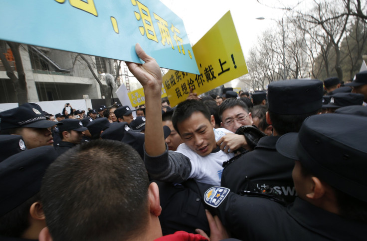 Malaysian Embassy Protests- Beijing