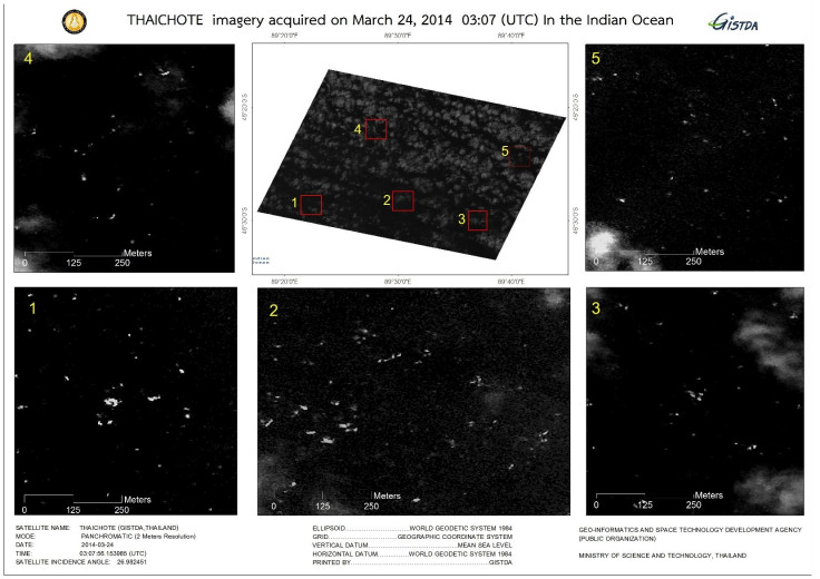 Flight MH370 Possible Debris Thai Satellite 1