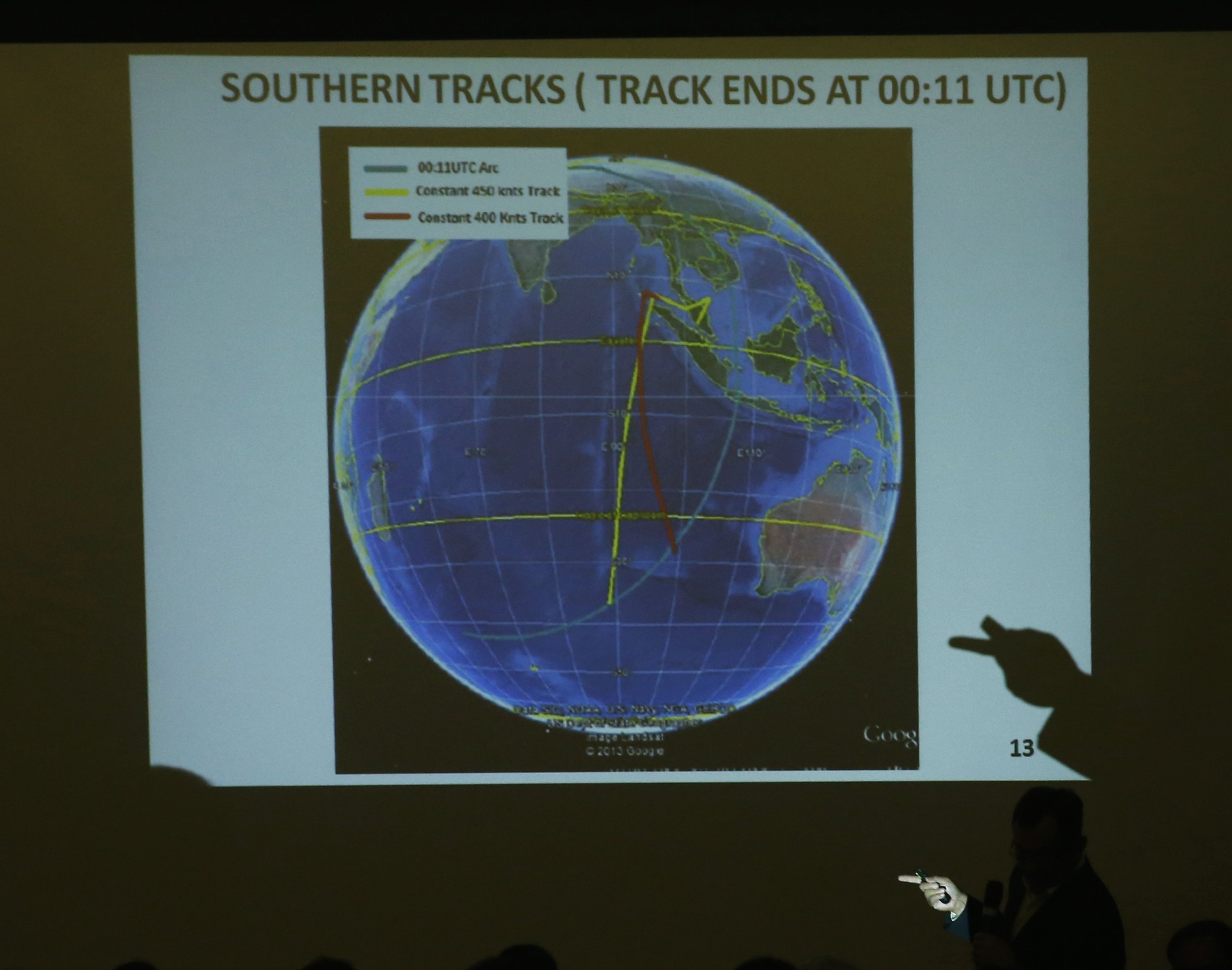 MH370 Satellite briefing