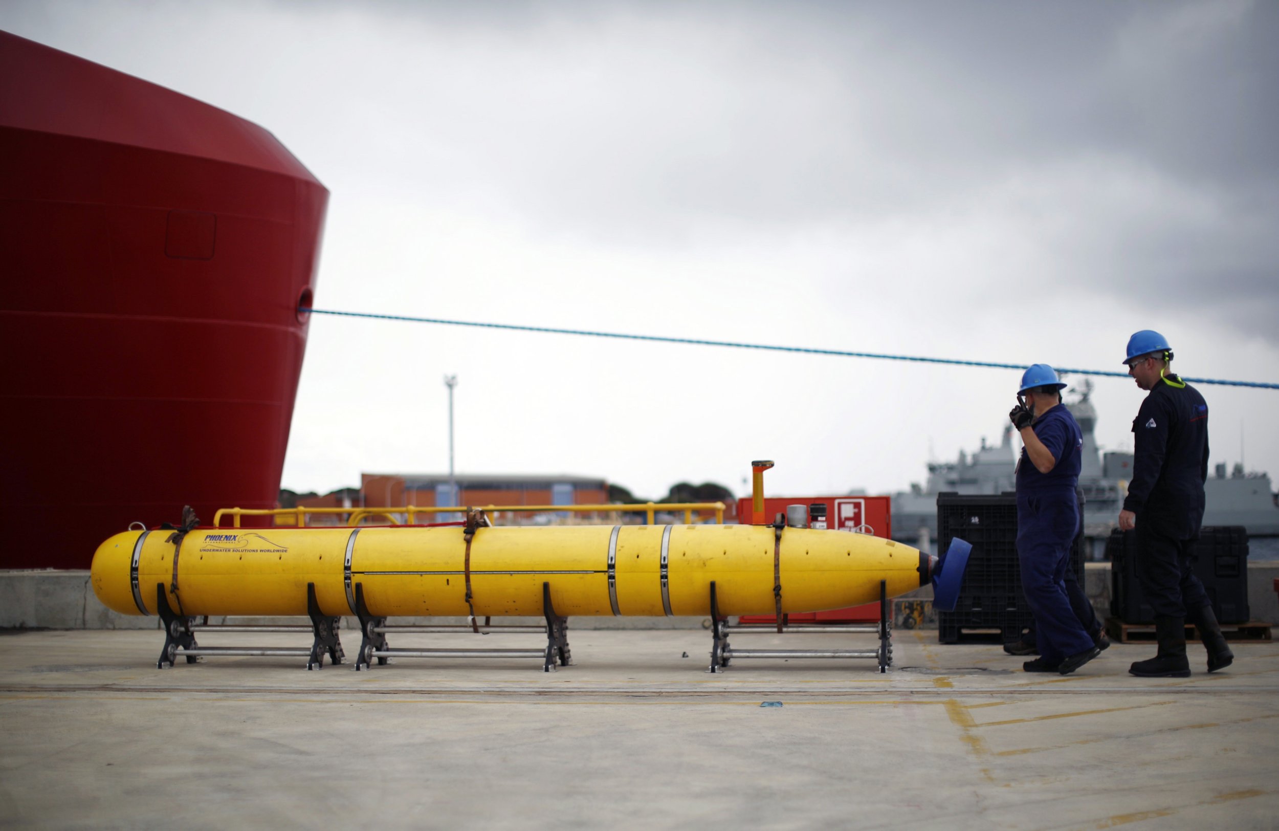 MH370 Phoenix underwater mapping robot March 30
