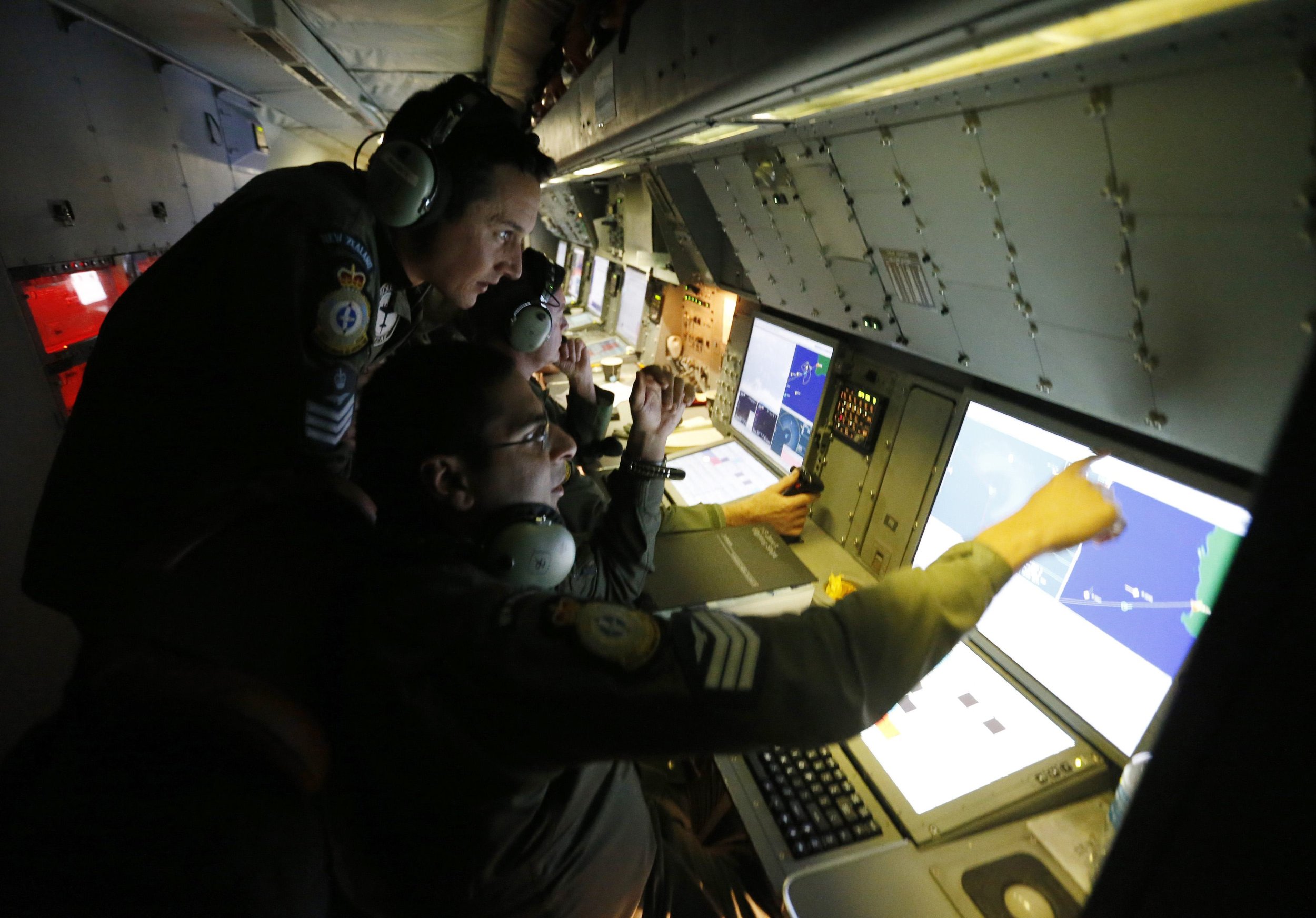 MH370 search radar March 22
