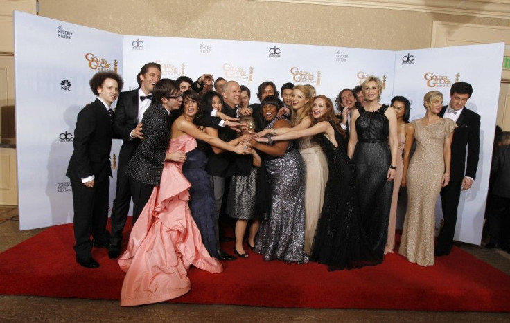 The cast of Glee