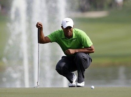 Tiger Woods is one of many renowned spitters