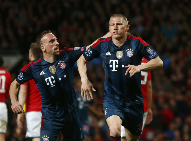 Bastian Schweinsteiger and Franck Ribery