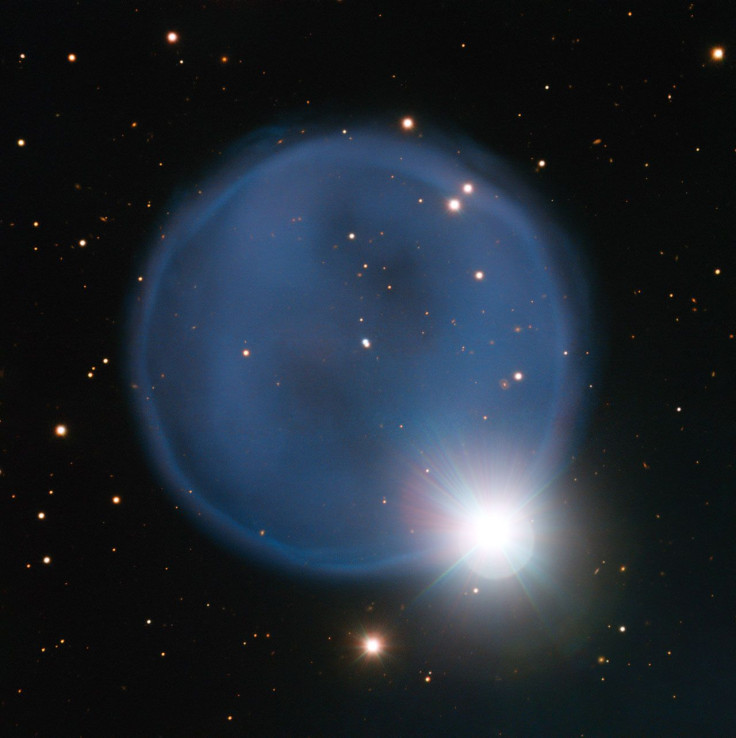 Planetary Nebula With A Diamond Ring