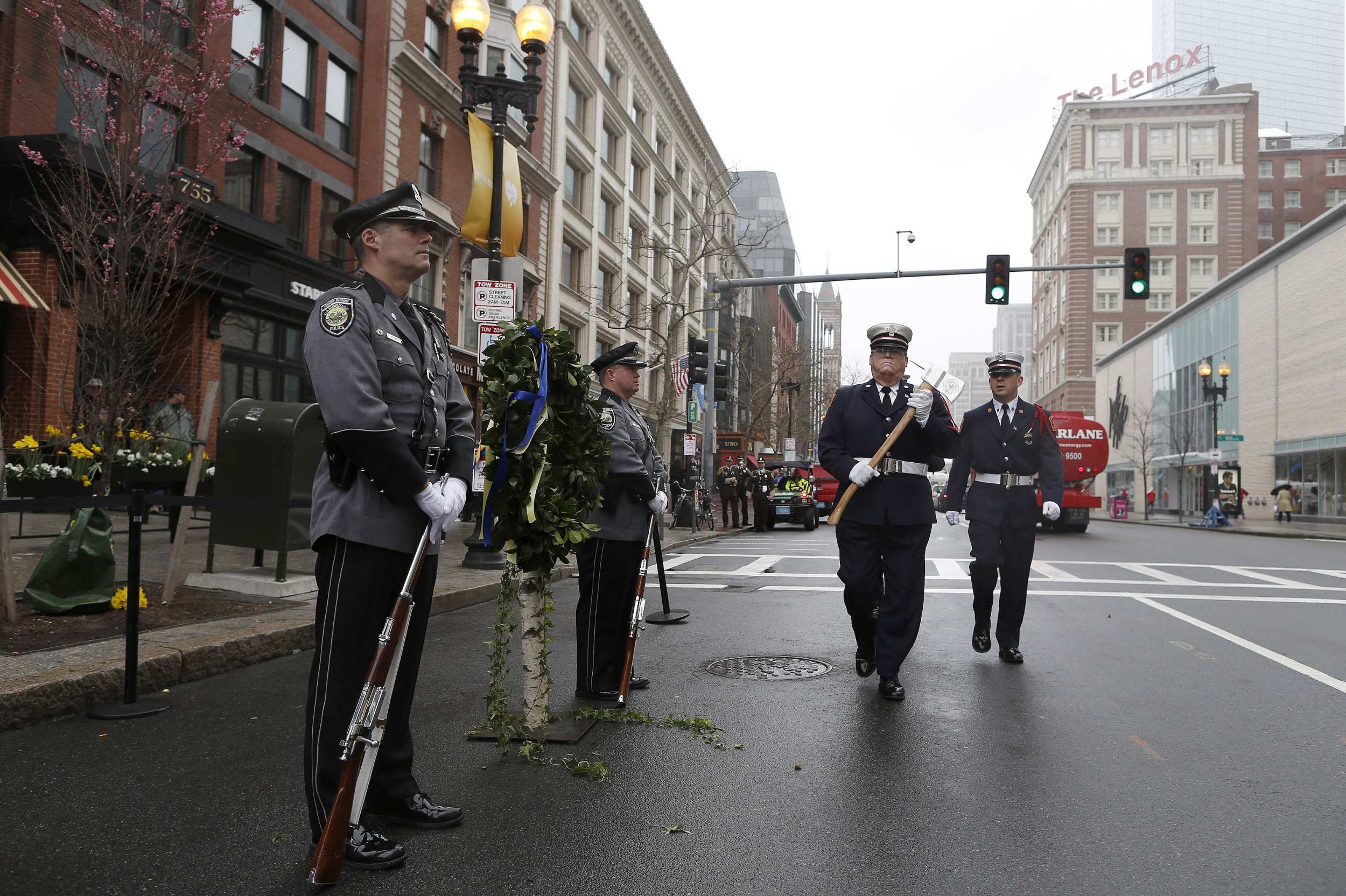 Boston Marathon Bombing Anniversary Honor Guard