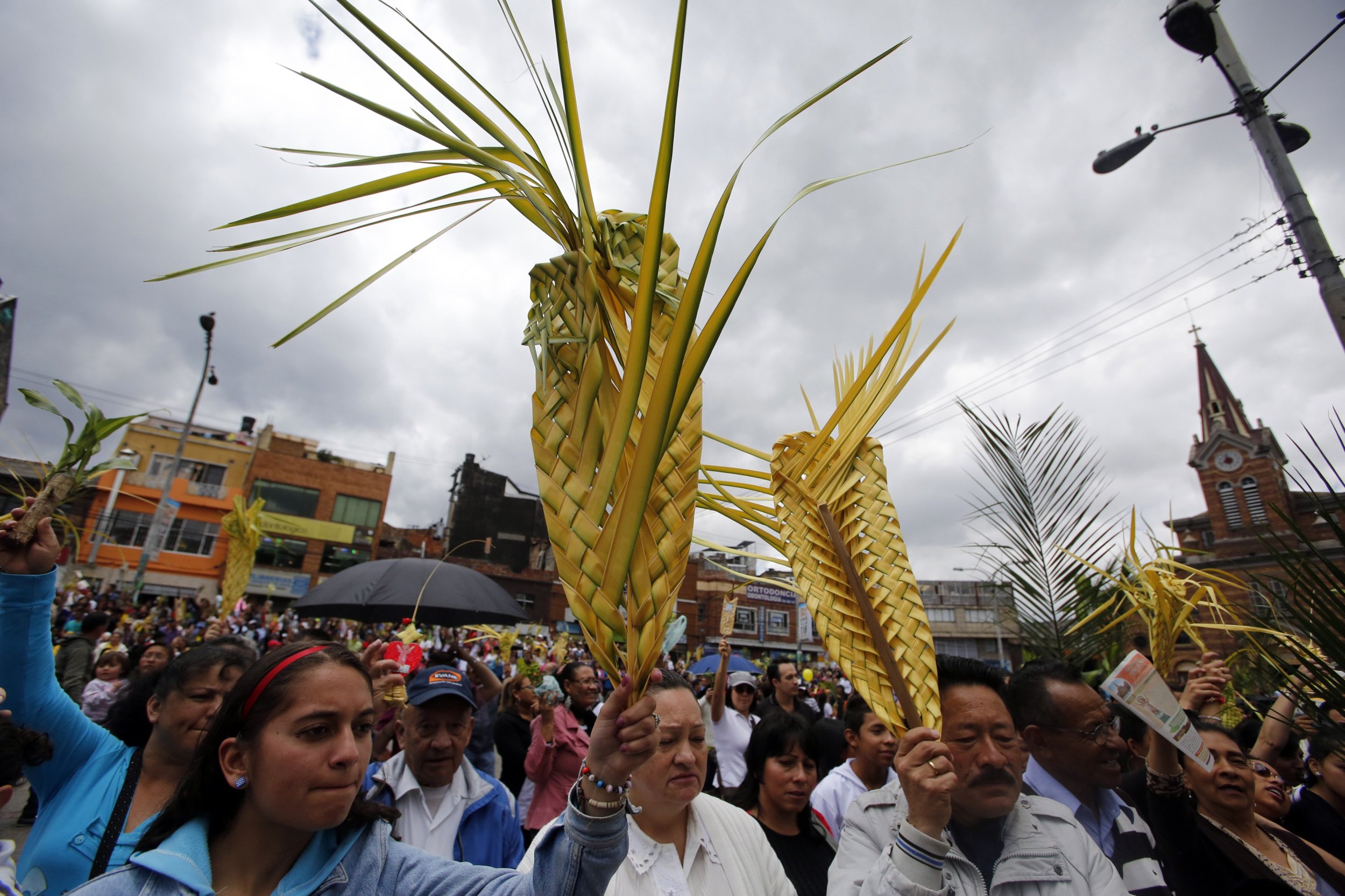 Catholics - Palm Sunday Bogota