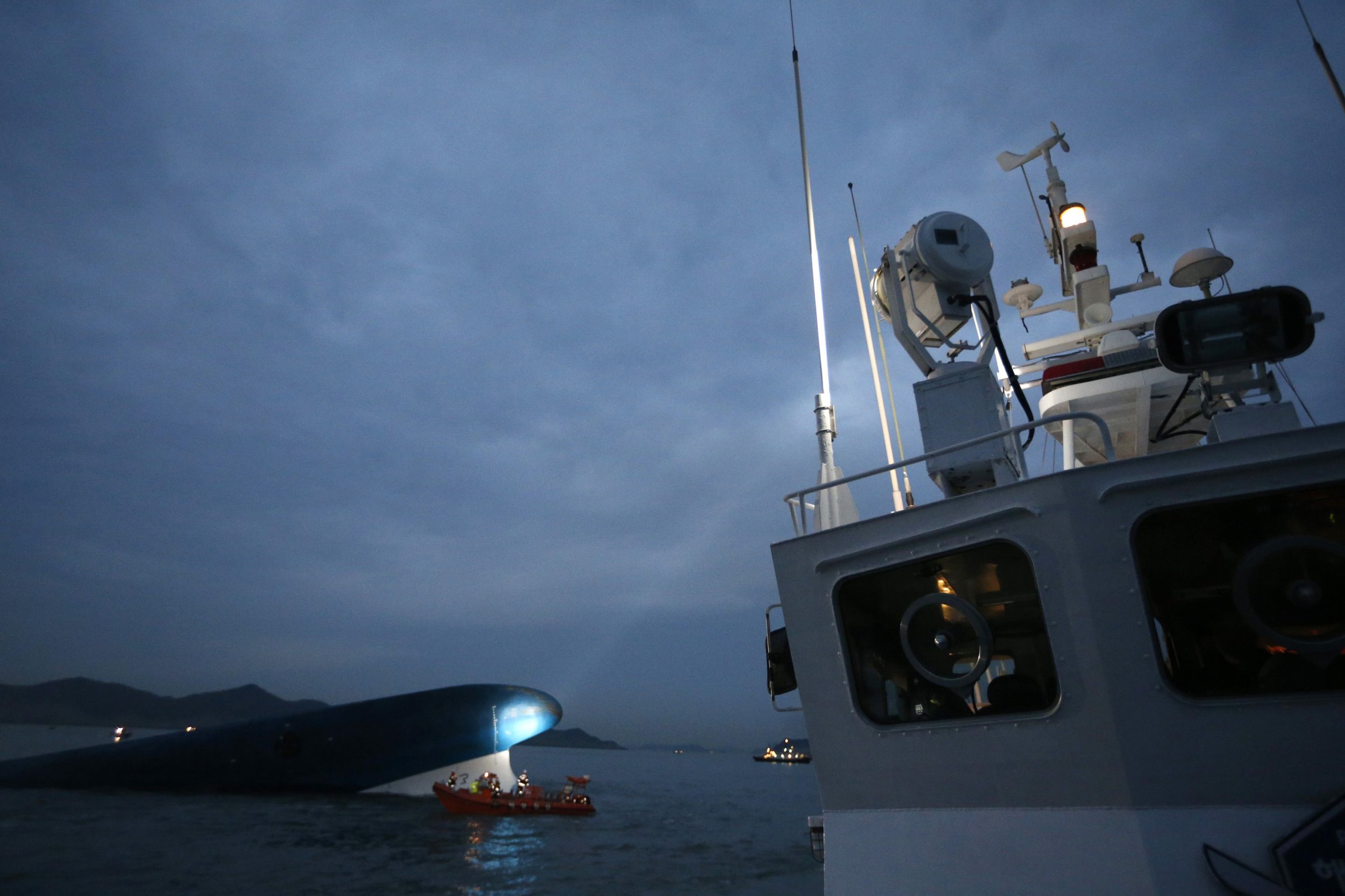 South Korea Ferry - Sewol Sinking Night
