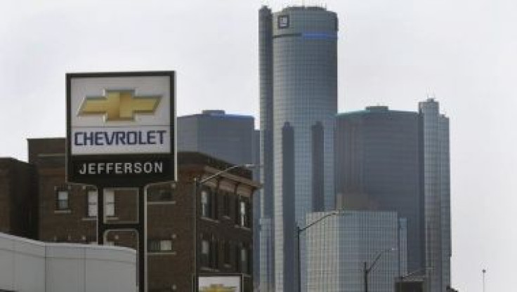 GM Headquarters Detroit w Chevy 2014