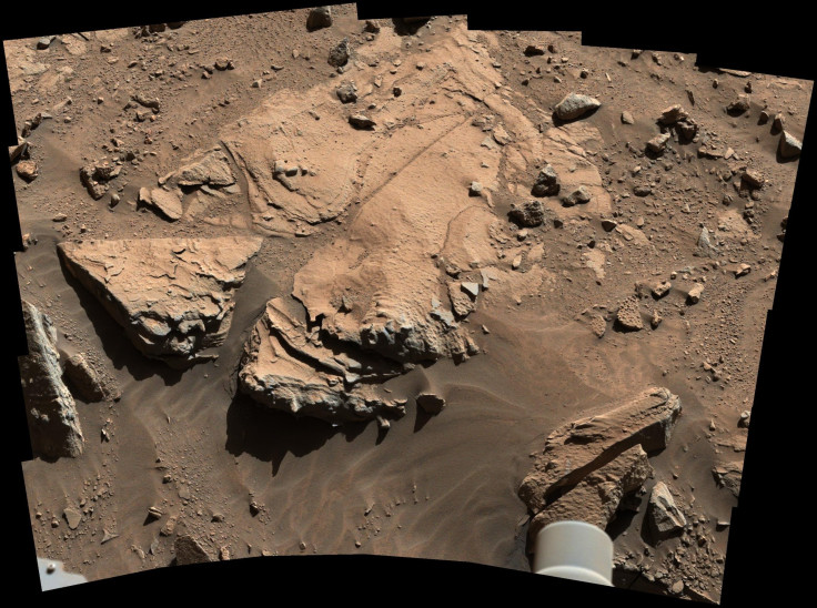 Curiosity Mars Rover Potential Sandstone Drill Target