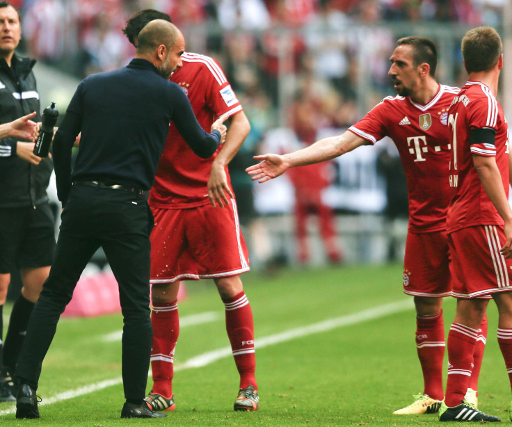 Pep Guardiola, Franck Ribery