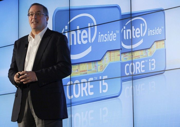 Intel CEO Otellini talks during a news conference at the Consumer Electronics Show in Las Vegas
